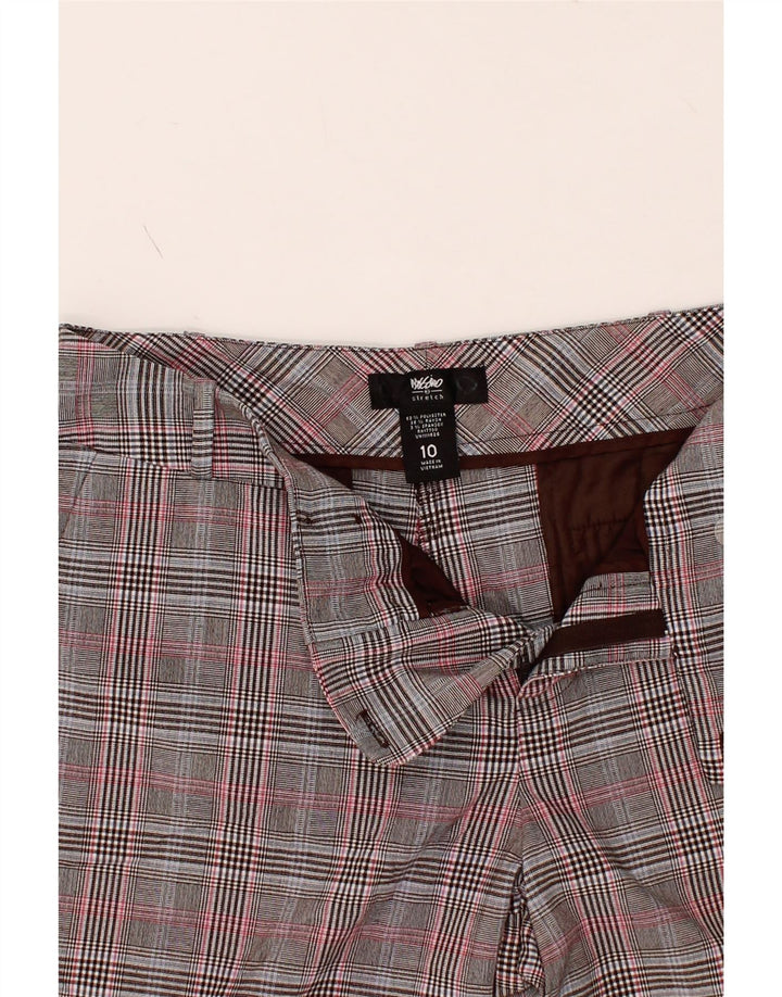 MOSSIMO Womens Chino Shorts Large W31 Grey Check Polyester Vintage Mossimo and Second-Hand Mossimo from Messina Hembry 
