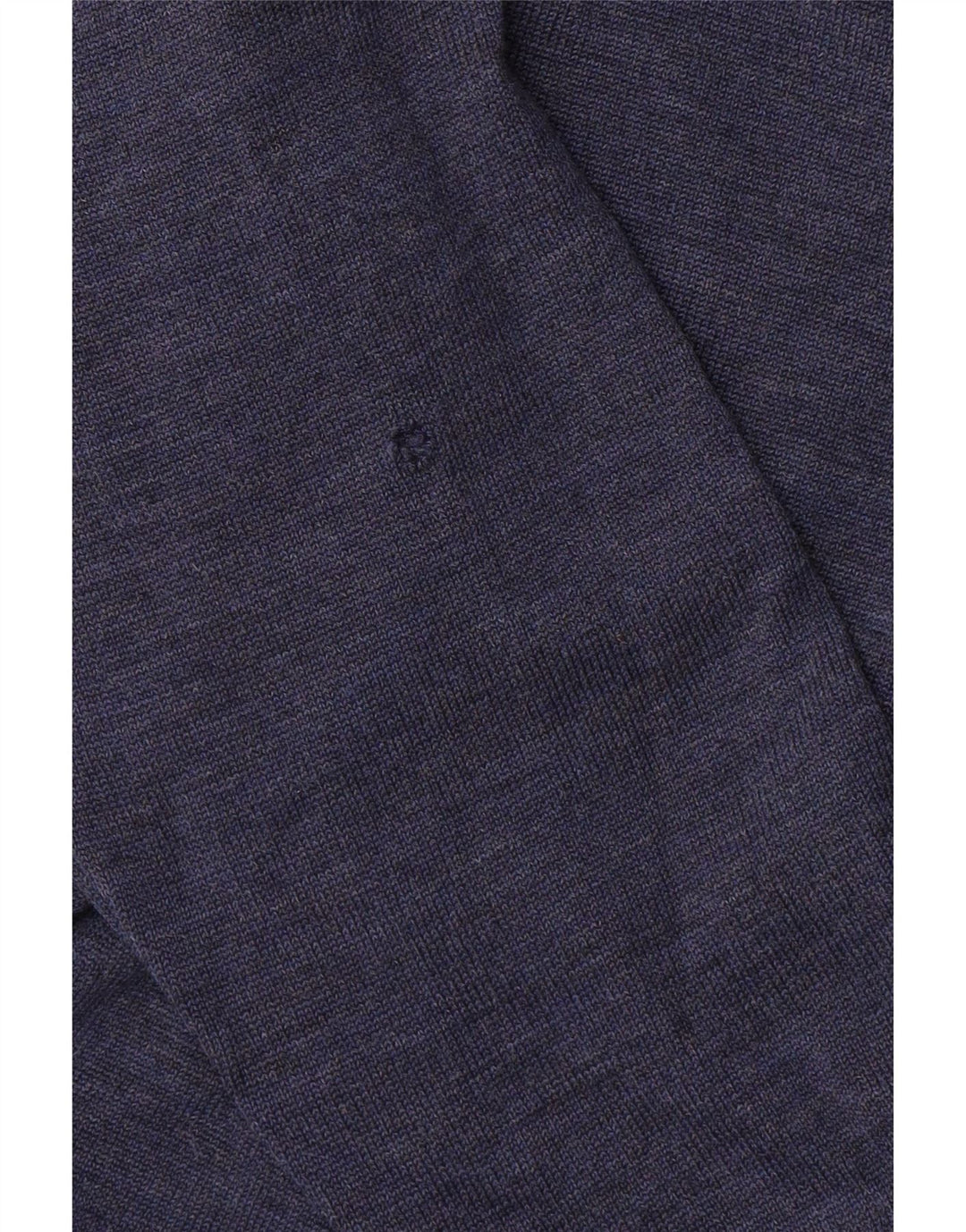 LACOSTE Mens Crew Neck Jumper Sweater Size 3 Small Navy Blue Wool