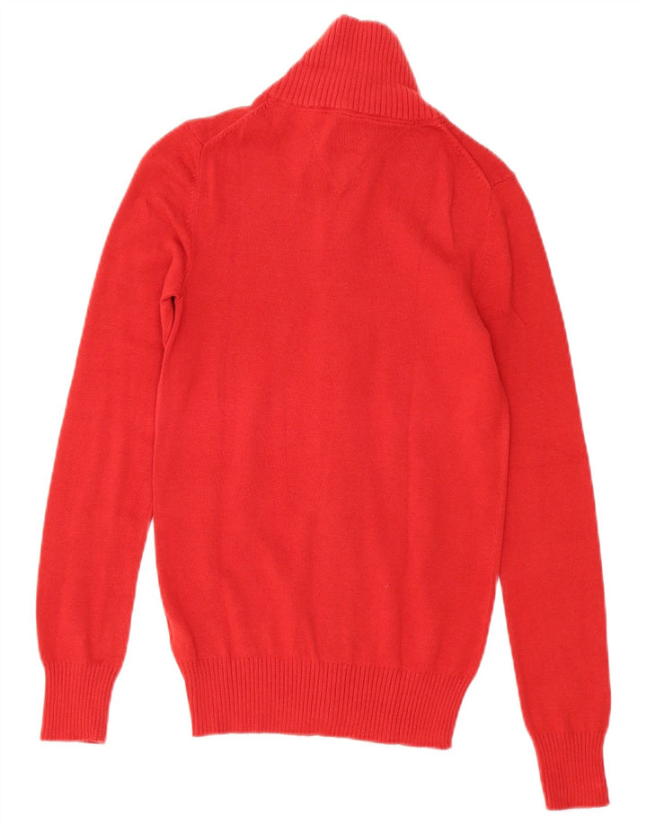 Tommy Hilfiger Pull Cardigan Homme Petit Rouge Coton