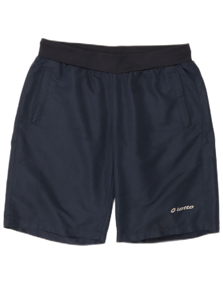 Lotto Short de Sport Homme Bleu Marine Moyen