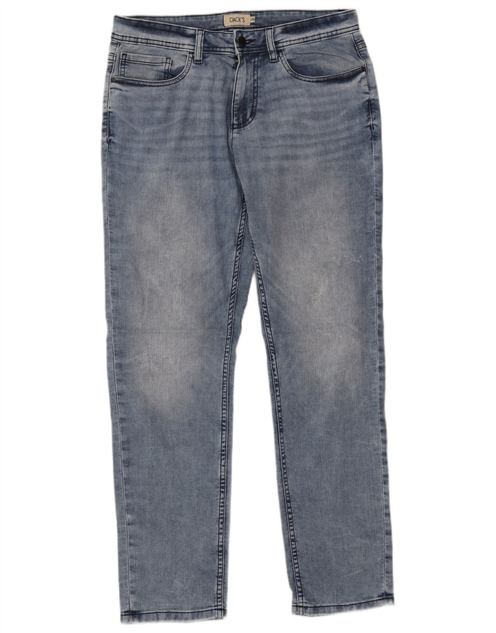 Dack's Jean Fuselé Femme IT 48 XL W34 L32 Bleu Coton