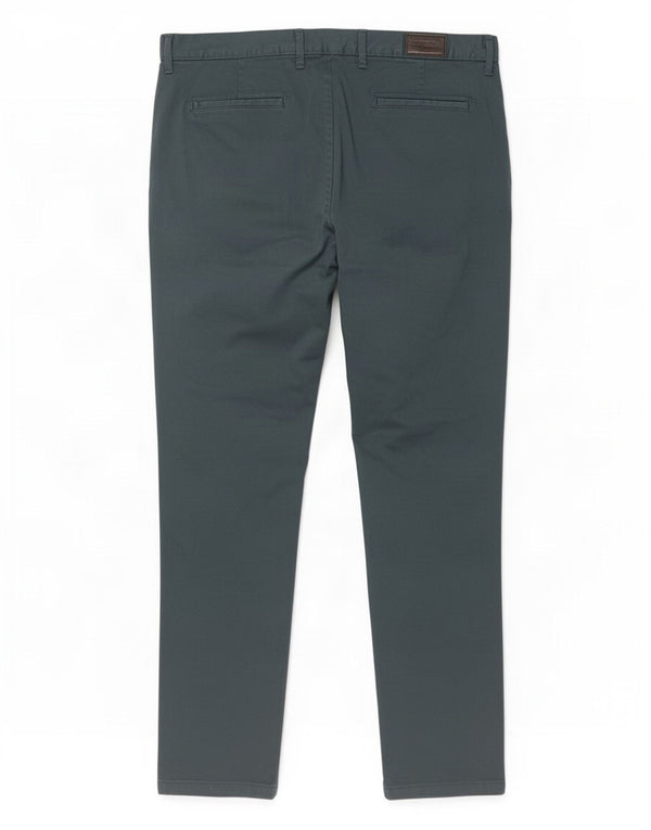 Zara Pantalon Chino Slim Homme EU 42 Large W32 L32 Vert
