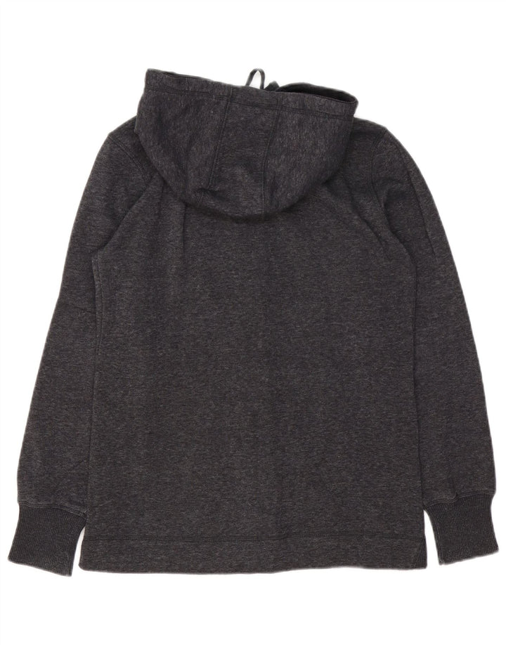 CHAMPION Pull à capuche zippé graphique pour hommes, petit coton gris chiné