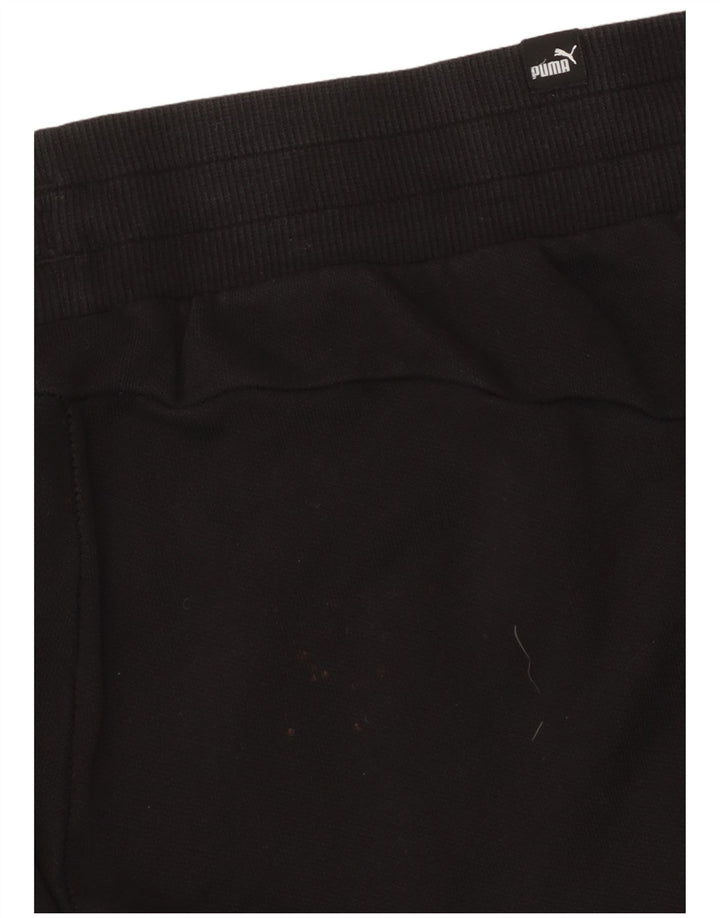 Puma Pantalon de survêtement pour femme Joggers UK 14 Large Noir Polyester
