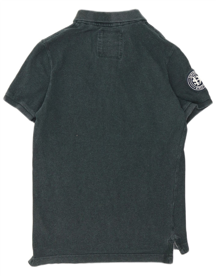 Superdry Polo Graphique Homme Vert Moyen Coton