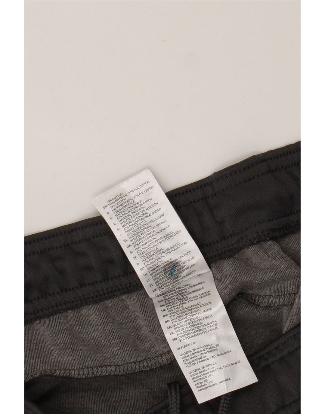 Adidas Pantalon de survêtement pour homme Gris moyen Polyester