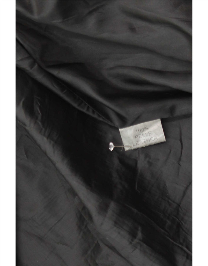 Suprema Veste en cuir pour homme UK 38 Medium Noir