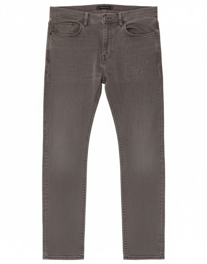 Tommy Hilfiger Jean Slim Bleecker Homme W32 L32 Gris Coton