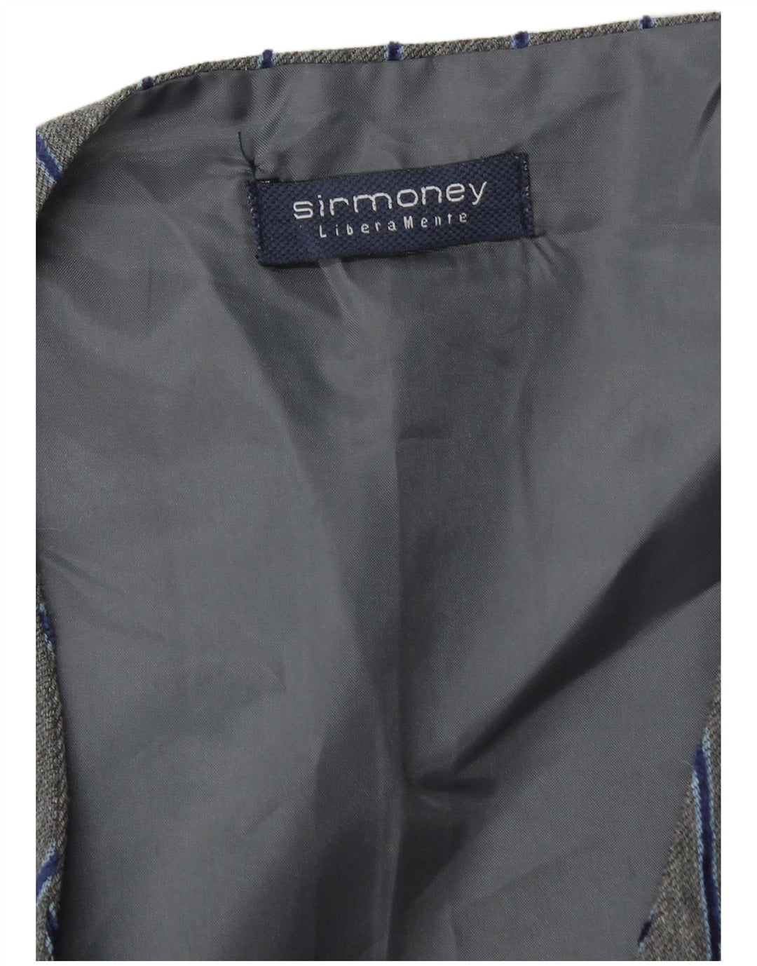 Sirmoney Gilet Homme XL Gris Rayé Polyester