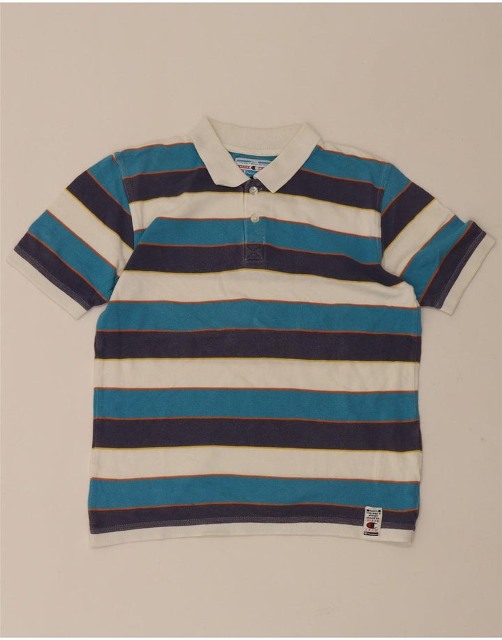 Polo Garçon Champion 9-10 ans Coton Rayé Multicolore
