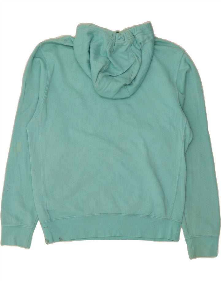 NIKE Mens Graphic Hoodie Jumper Small Turquoise Cotton Vintage Nike and Second-Hand Nike from Messina Hembry 