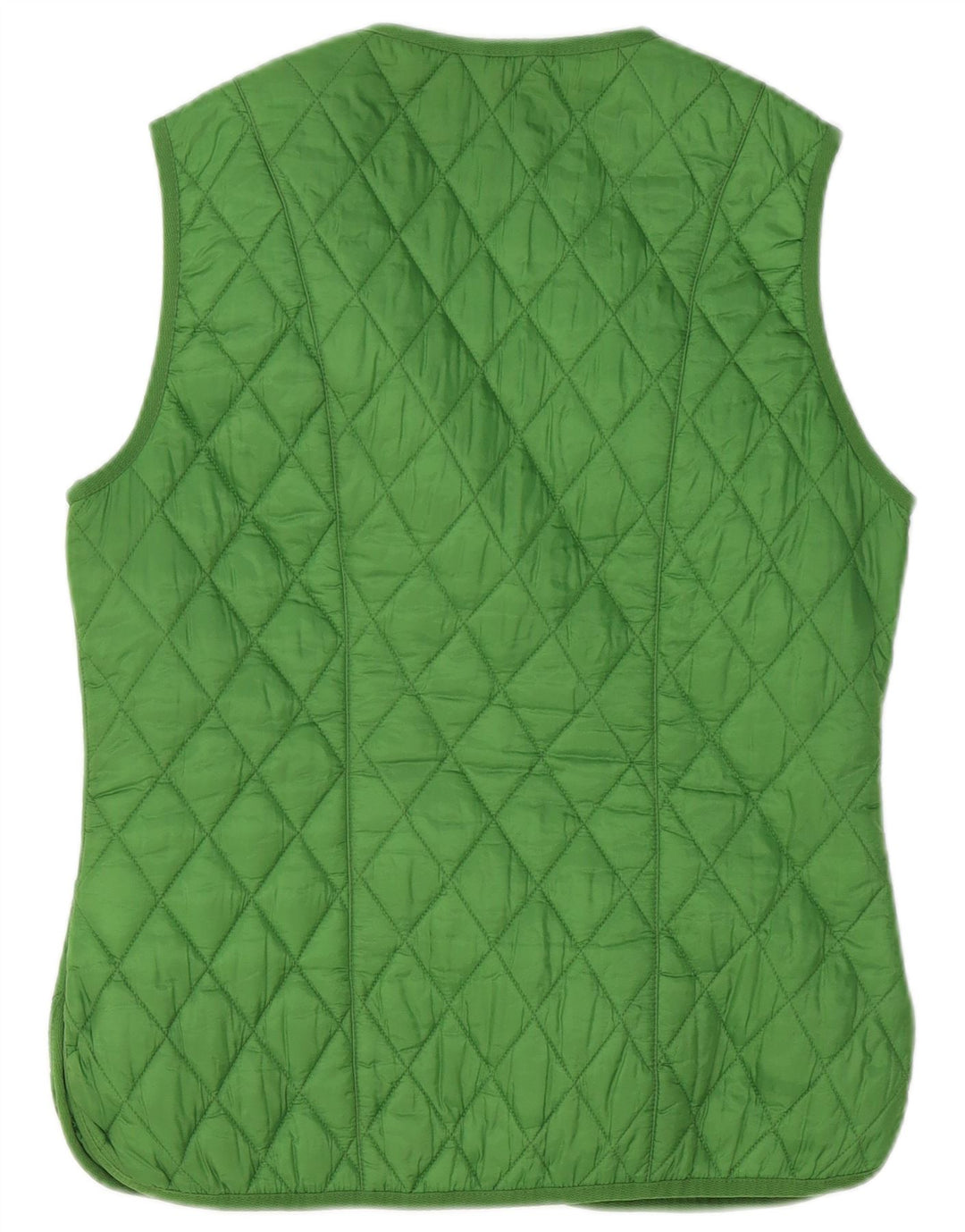 BARBOUR Gilet matelassé pour femme UK 12 Polyester vert moyen