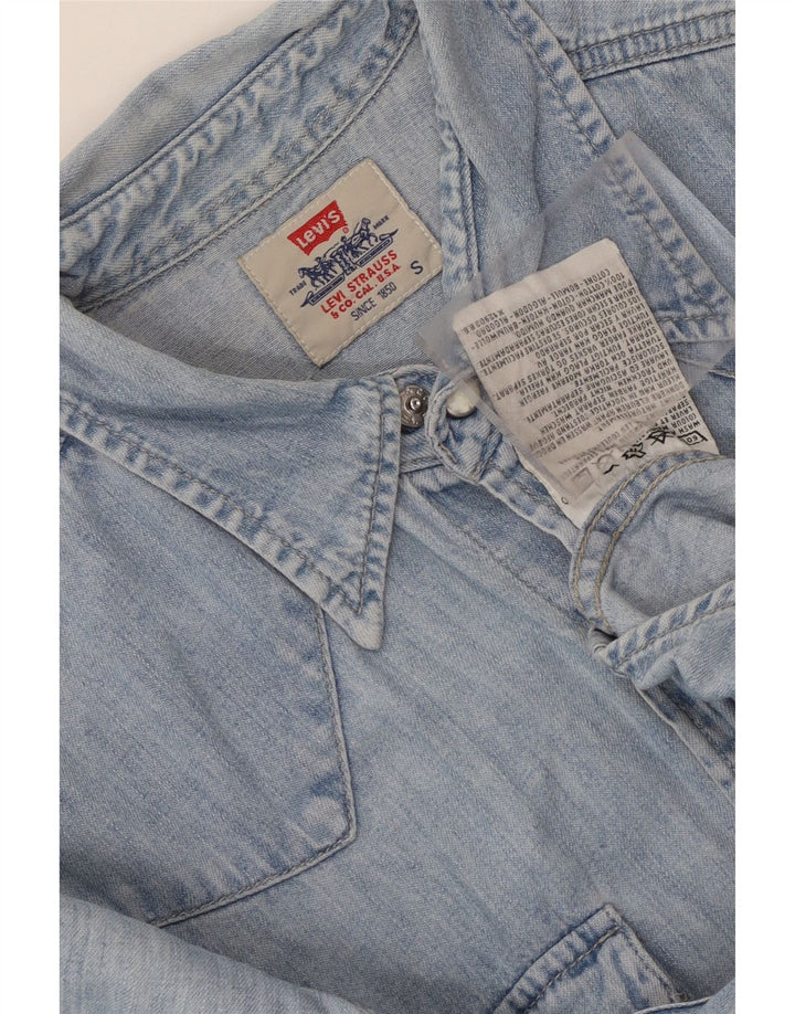Levi's Chemise en Jean Small Homme Bleu Coton