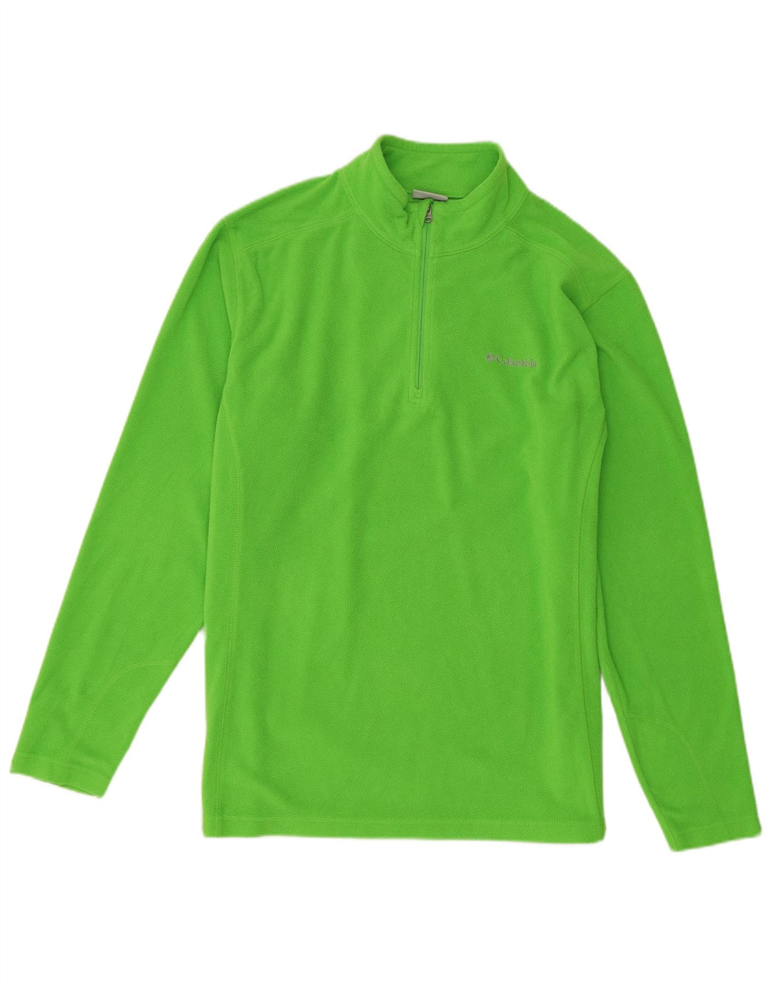 Columbia Pull polaire à col zippé pour homme, grand, vert, polyester