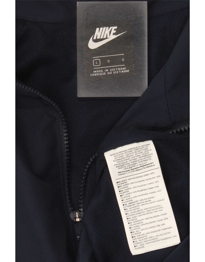Nike Veste de survêtement pour homme Taille L en polyester bleu marine
