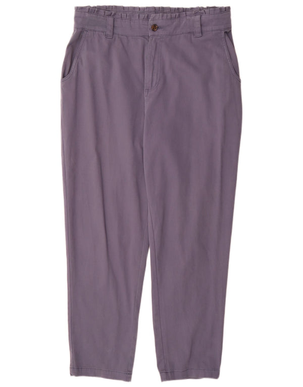 Animal Pantalon décontracté fuselé taille haute pour femme UK 16 Large W34 L30 Bleu