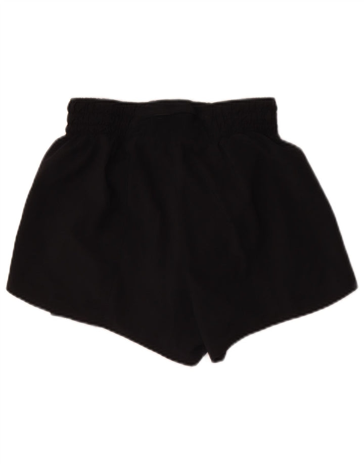 Nike Short de sport Dri Fit pour femme UK 8 Small Noir Polyester