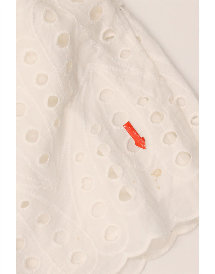 Zara Robe chemise pour femme UK 44 Blanc moyen