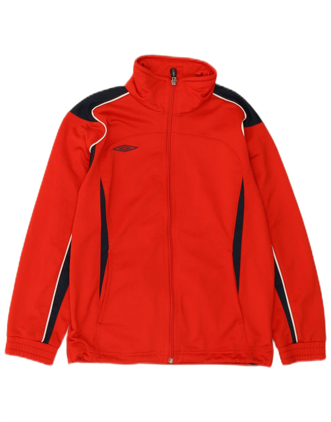 Umbro Veste de survêtement pour garçon 7-8 ans Petit Rouge Colorblock Polyester