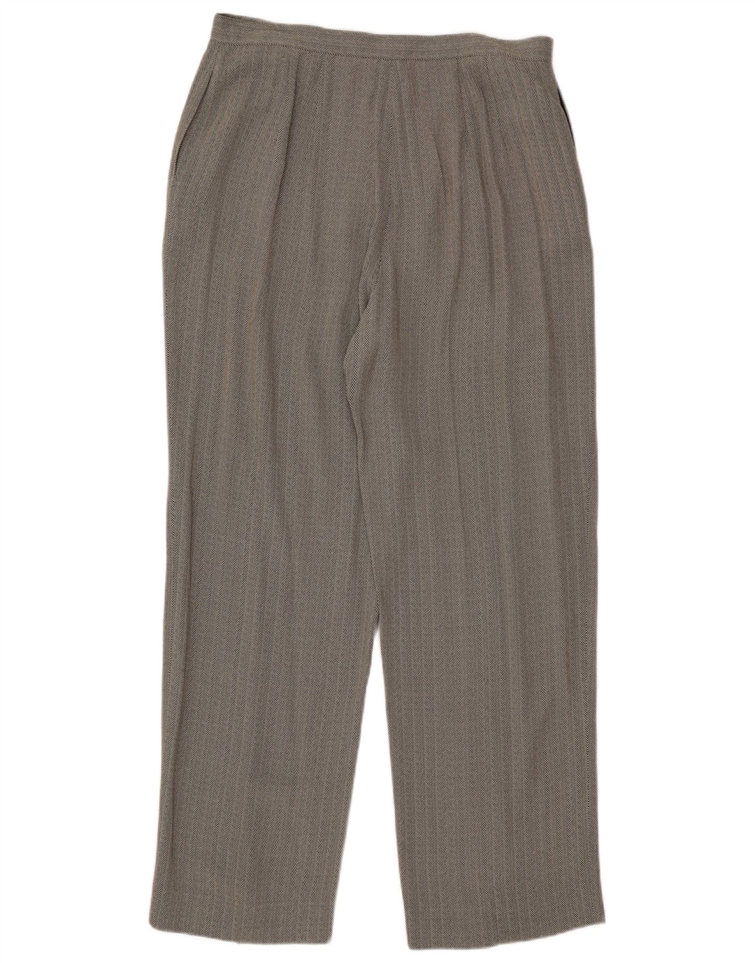 Talbots Ensemble 2 pièces 2 boutons pour femme UK 16 Large W34 L30 Gris à chevrons
