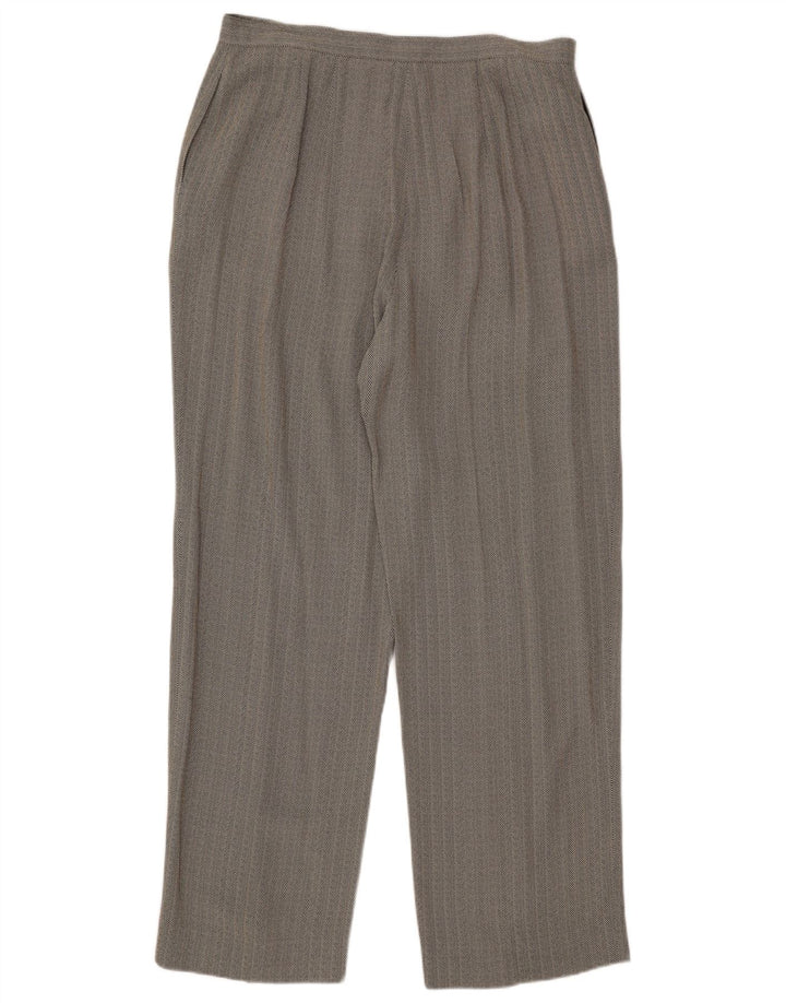 Talbots Ensemble 2 pièces 2 boutons pour femme UK 16 Large W34 L30 Gris à chevrons