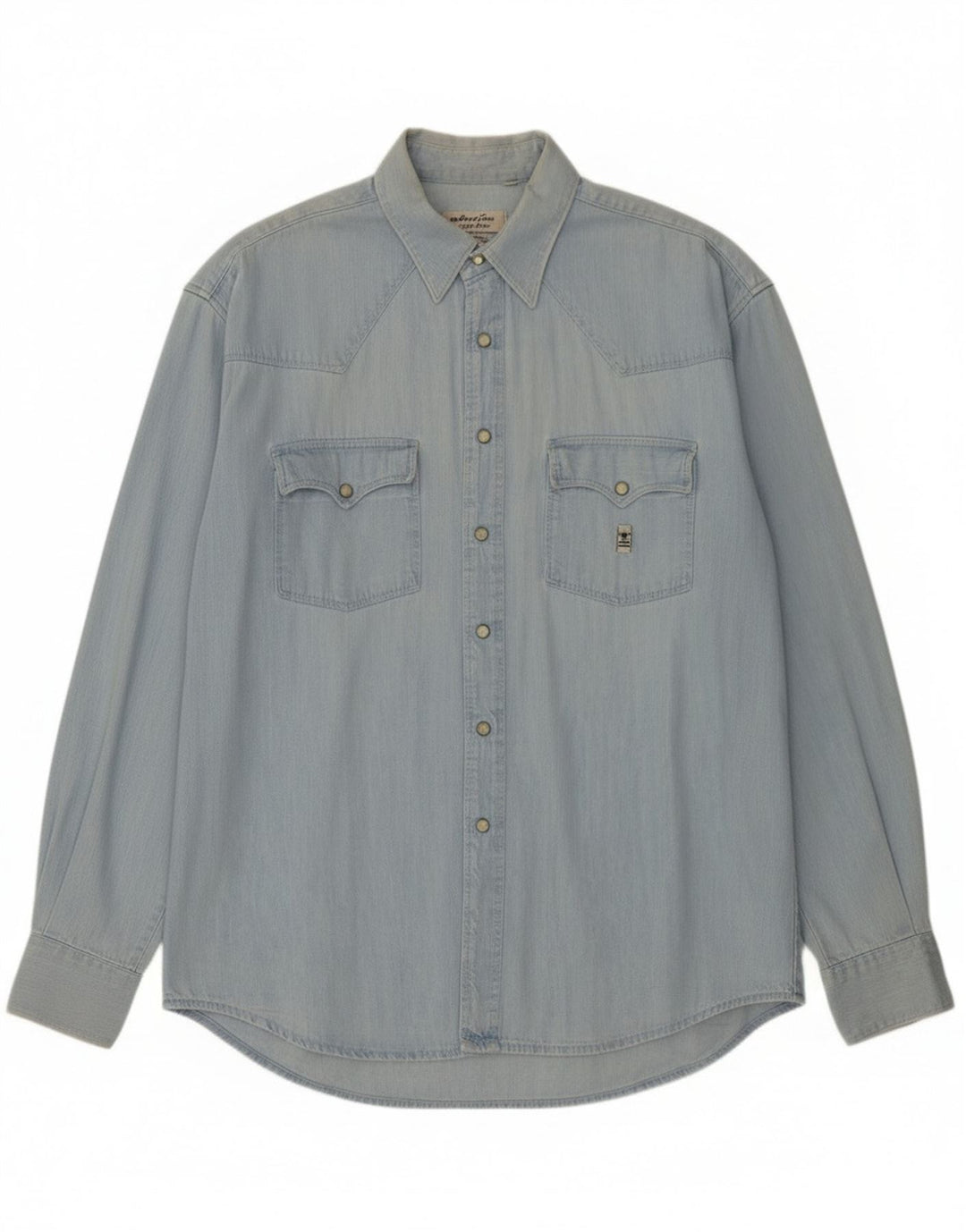 Uniforme Chemise en Jean Homme XL Bleu Coton