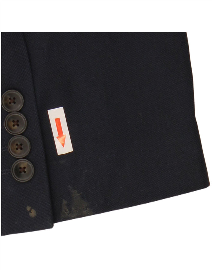Marks & Spencer Veste blazer slim à 2 boutons pour homme UK 38 Bleu marine moyen
