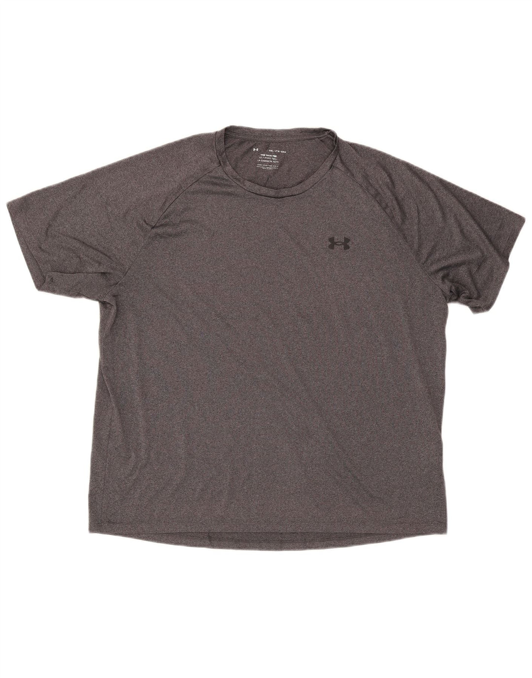 Under Armour T-Shirt Homme Top 2XL Gris Polyester