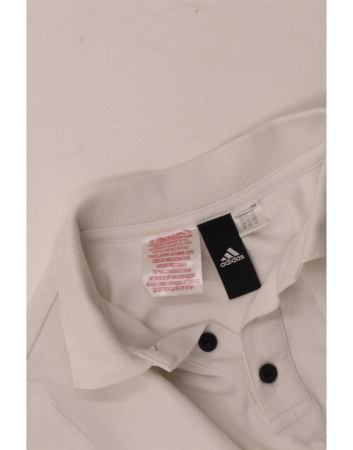 Polo Adidas Garçon 9-10 ans Blanc