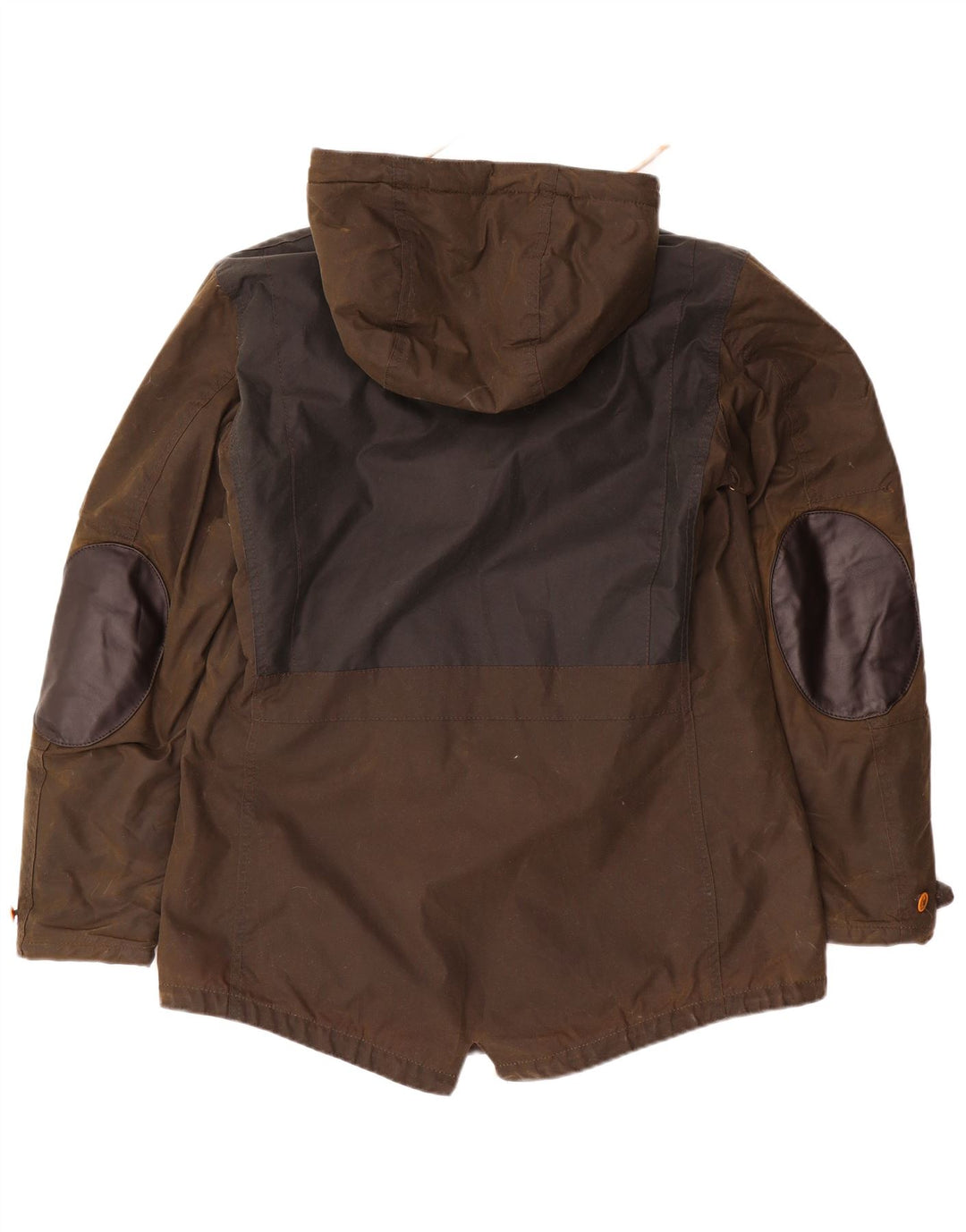 Barbour Veste à capuche en coton ciré pour homme UK 40 Large Marron