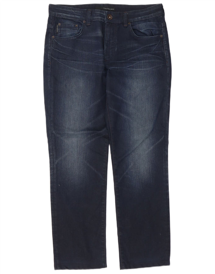 Calvin Klein Jean Slim Regular Homme W32 L30 Bleu