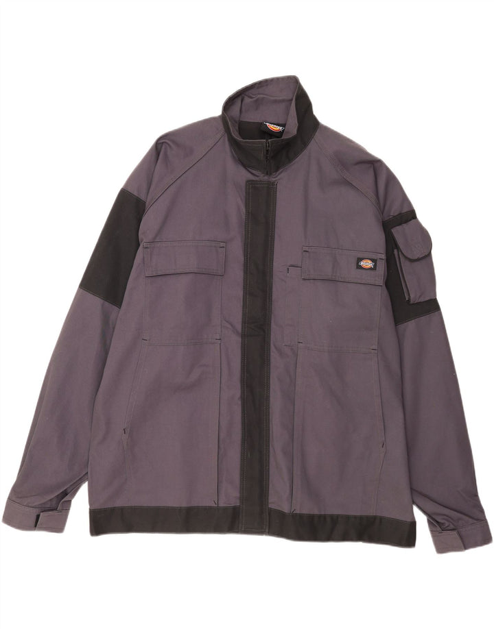Dickies Veste utilitaire pour homme UK 46 3XL Gris Colorblock Coton