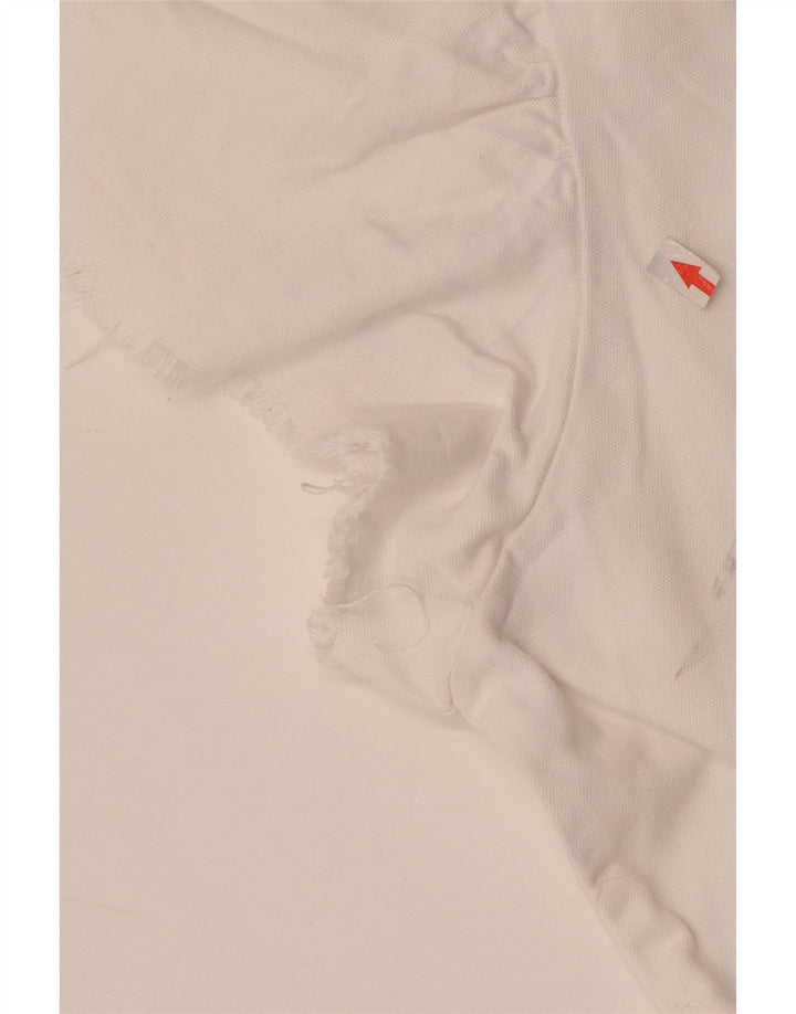 Zara Combinaison Femme UK 12 Coton Blanc Moyen