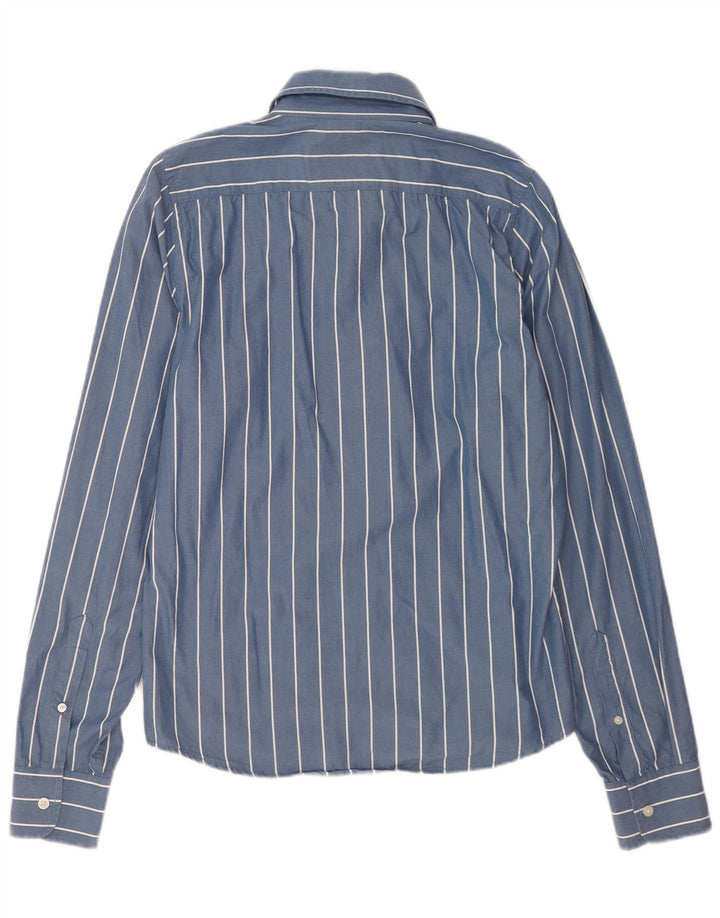Hollister Chemise Homme Large Bleu Rayé Coton