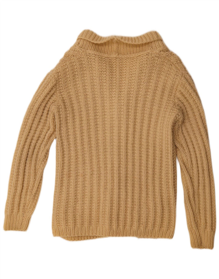 Pull Cardigan Vintage Homme XL Beige