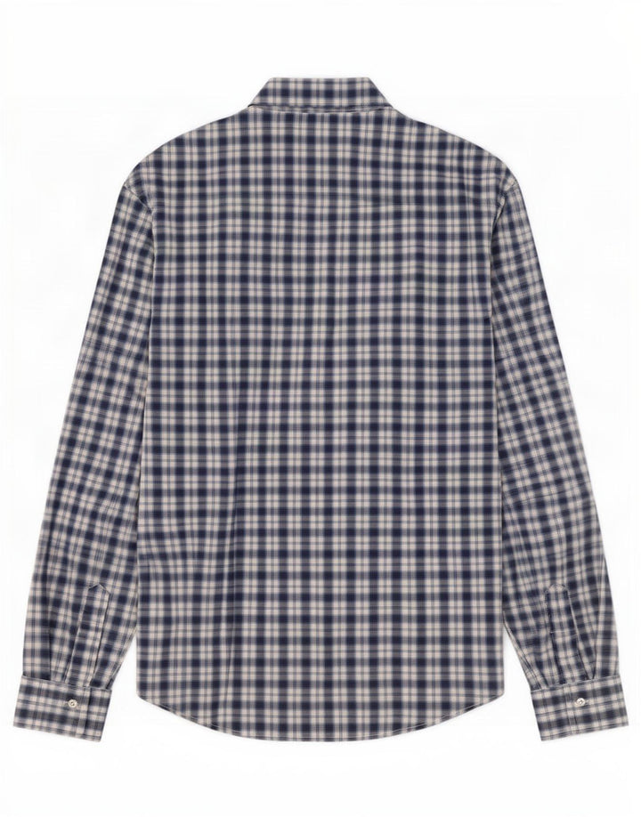 Naracamicie Chemise Homme Bleu Marine Moyen Carreaux Coton