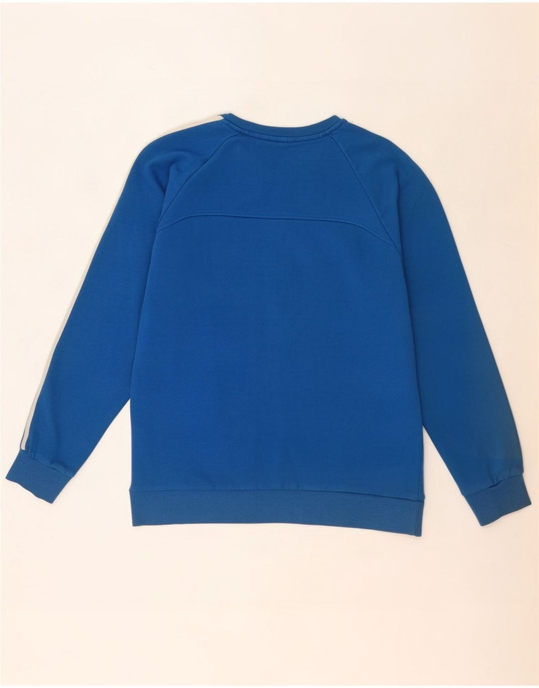 Adidas Sweat-shirt pour homme en coton bleu Taille L