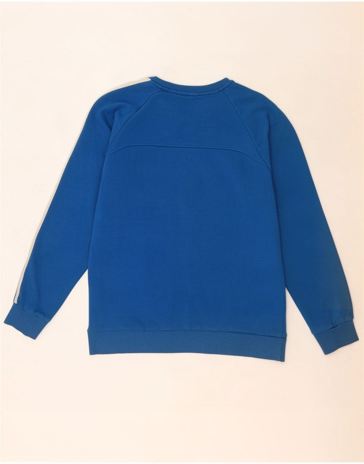 Adidas Sweat-shirt pour homme en coton bleu Taille L
