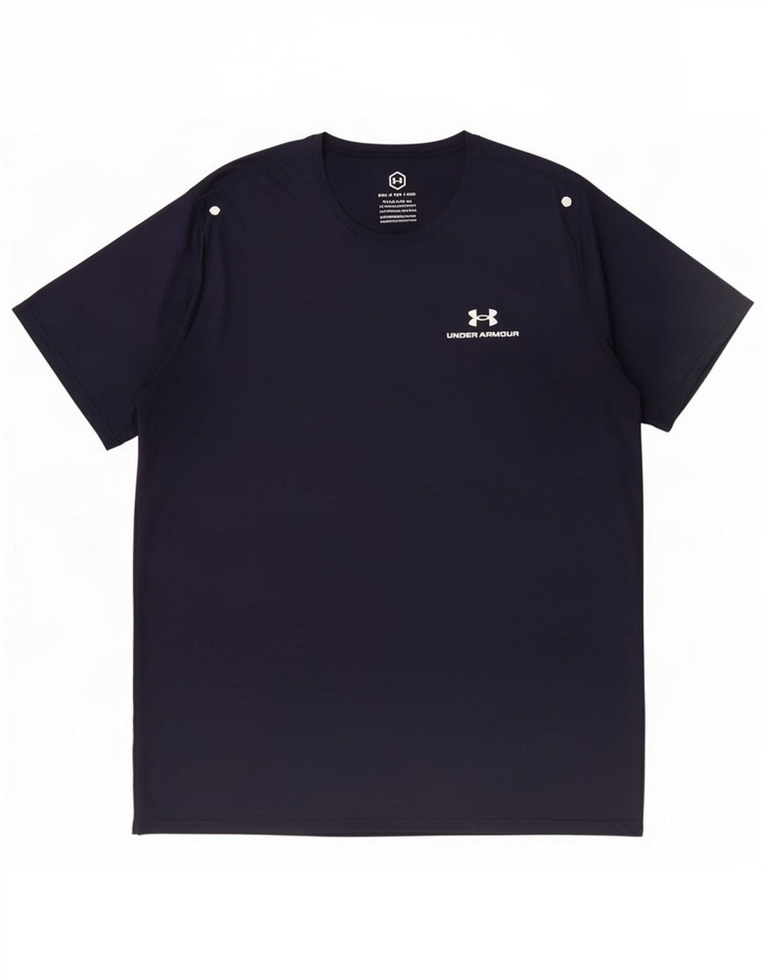 Under Armour T-Shirt Homme Top 2XL Bleu Marine Polyester