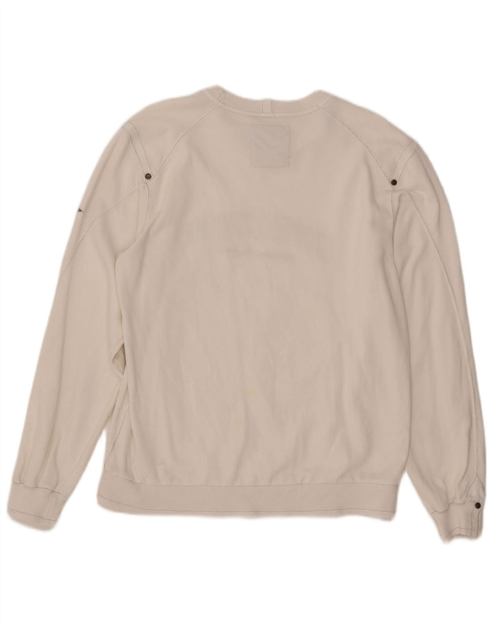 CHAMPION Sweat-shirt graphique pour hommes, grand, blanc