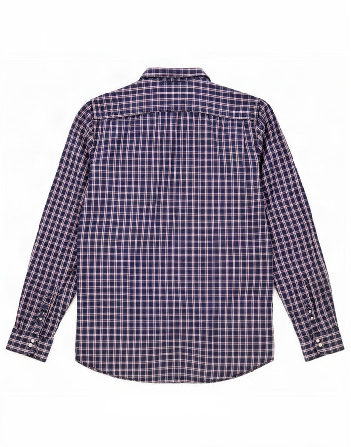 Chemise Homme Gap XL Bleu Marine Carreaux Coton