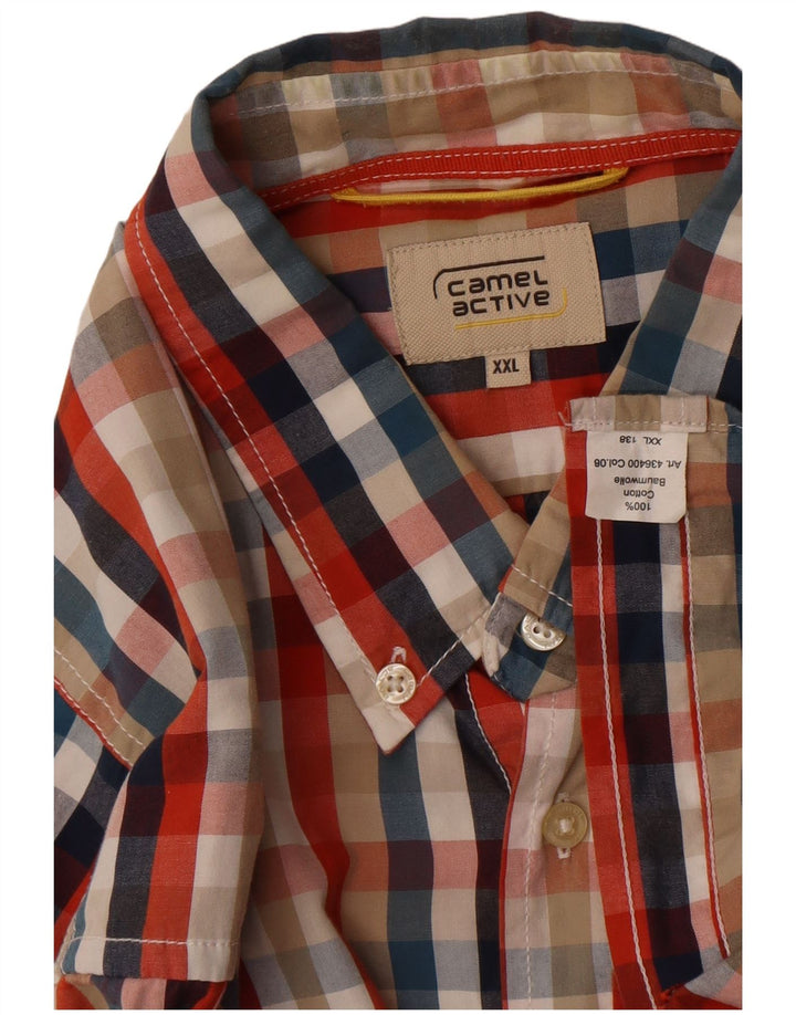 Camel Active Chemise à Carreaux Homme 2XL Coton à Carreaux Multicolore