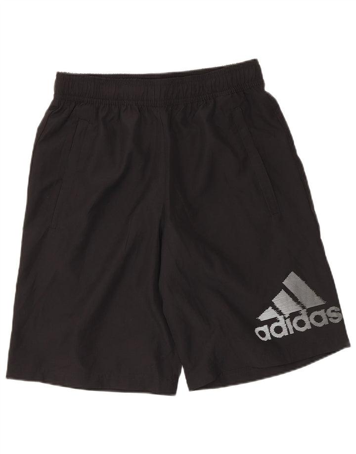 Adidas Short de sport Aeroready Graphic pour homme, petit, noir, polyester
