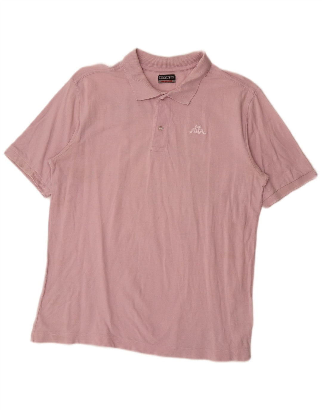 Kappa Polo Homme Rose Moyen Coton
