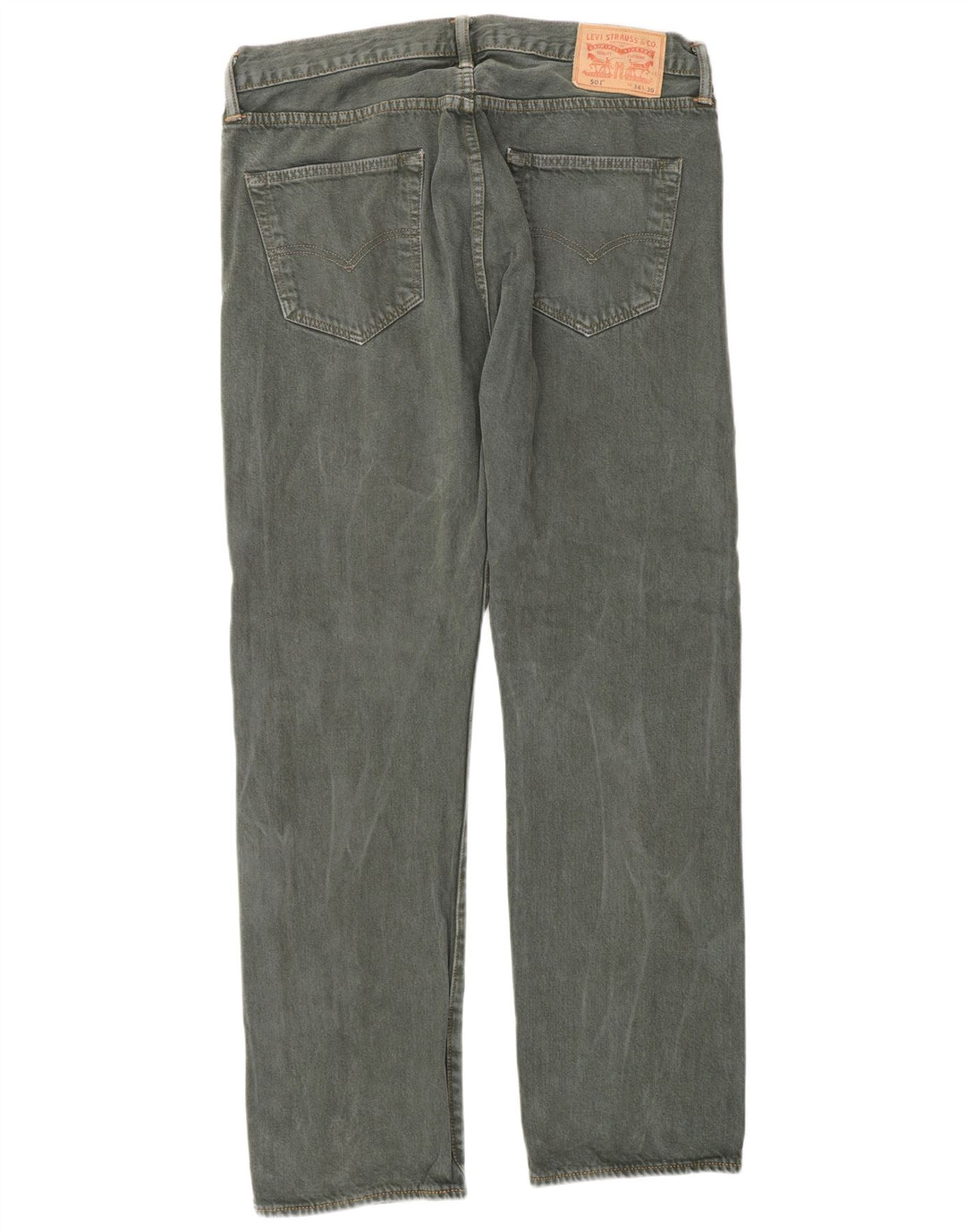 Levi's Jean Droit 501 Homme Gris W34 L30 Coton