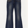 Tommy Hilfiger Jean évasé femme W29 L32 bleu coton