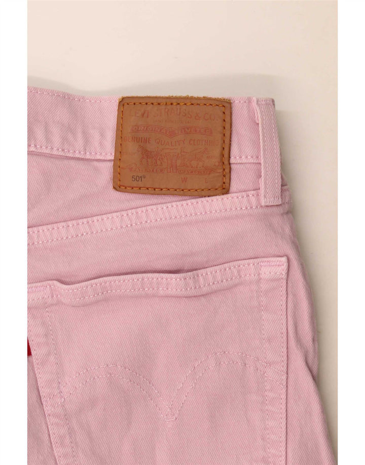 Levi's Jean Droit 501 Femme Rose W28 L29