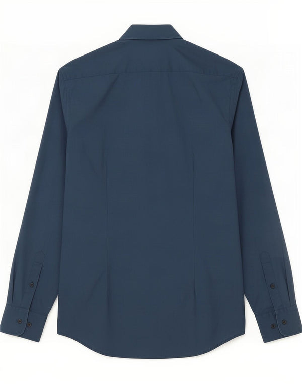 Calvin Klein Chemise Slim Fit Homme Bleu Moyen Coton