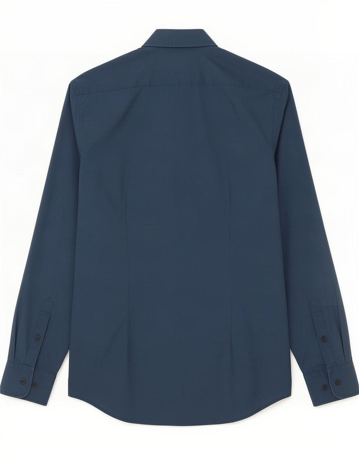 Calvin Klein Chemise Slim Fit Homme Bleu Moyen Coton