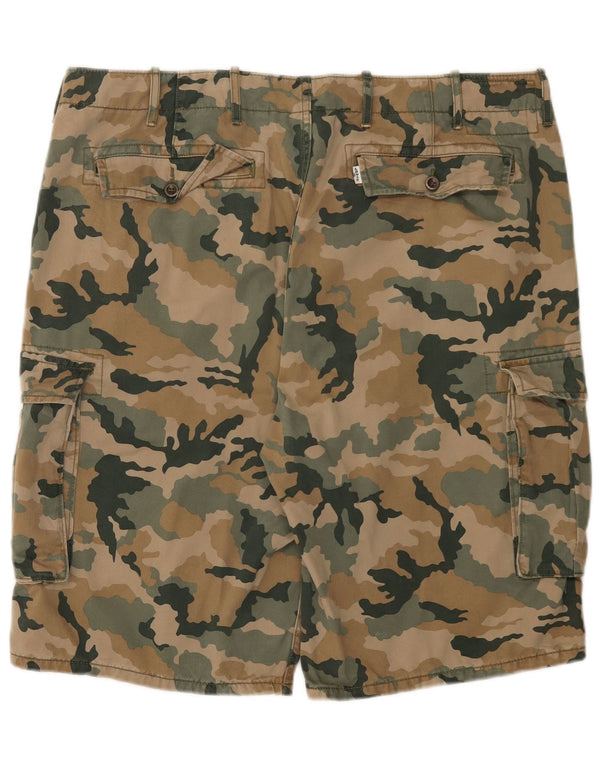 Levi's Short Cargo W40 XL Homme Kaki Camouflage Coton